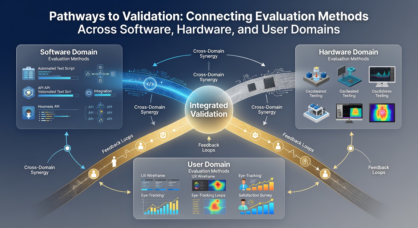 Flowchart illustrating how user reviews connect with hardware scans and software audits to form complete certification pathways